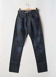Jeans coupe slim fermeture boutonnée sur le devant taille normale bleu G STAR homme