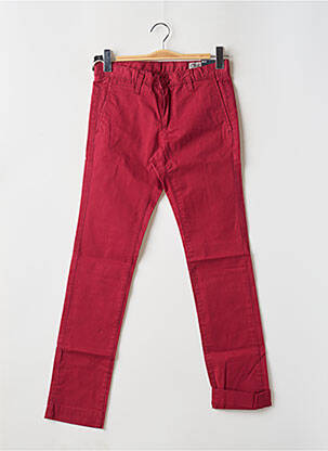 Pantalon chino poches rouge TEDDY SMITH garçon