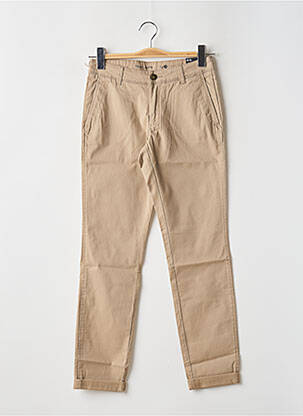 Pantalon chino coupe droite beige TEDDY SMITH garçon