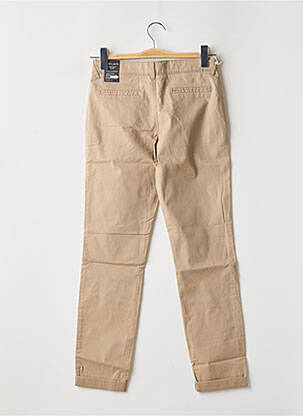 Pantalon chino coupe droite beige TEDDY SMITH garçon