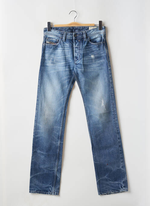 Jeans coupe droite bleu DIESEL pour homme