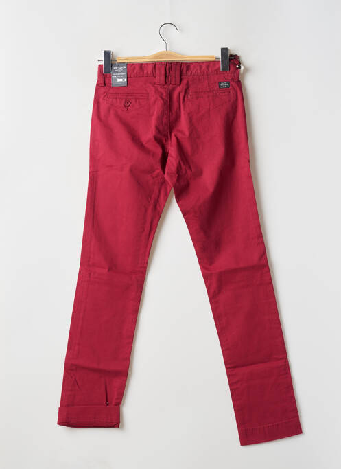 Pantalon chino rouge TEDDY SMITH pour garçon
