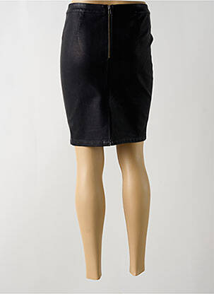 Jupe courte coupe droite noir MINIMUM femme