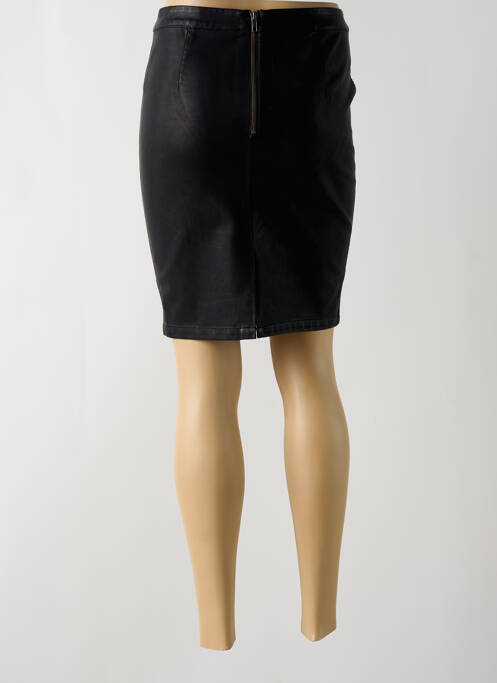Jupe courte coupe droite noir MINIMUM femme