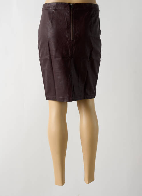 Jupe courte marron MINIMUM pour femme