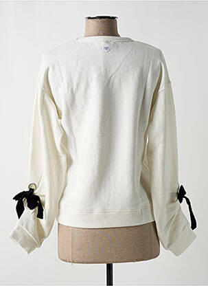Pull coupe droite manches longues beige LE TEMPS DES CERISES fille