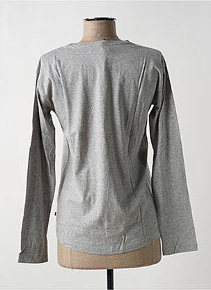 T-shirt coupe cintrée manches longues gris LE TEMPS DES CERISES fille