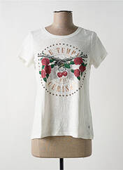 T-shirt blanc LE TEMPS DES CERISES pour fille seconde vue