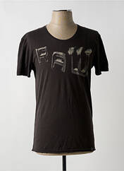 T-shirt gris RAW-7 pour homme seconde vue