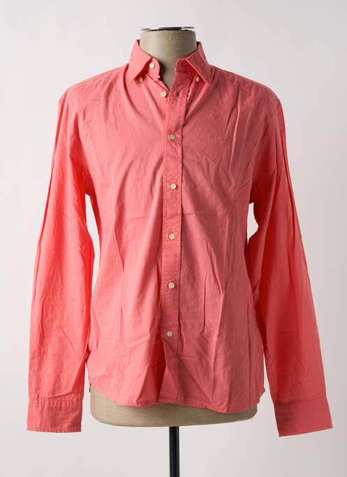 Chemise manches longues rose WRANGLER pour homme