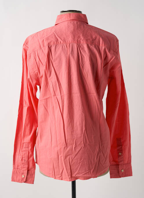 Chemise manches longues rose WRANGLER pour homme