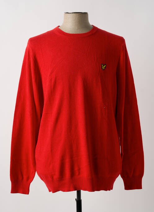 Pull rouge LYLE & SCOTT pour homme