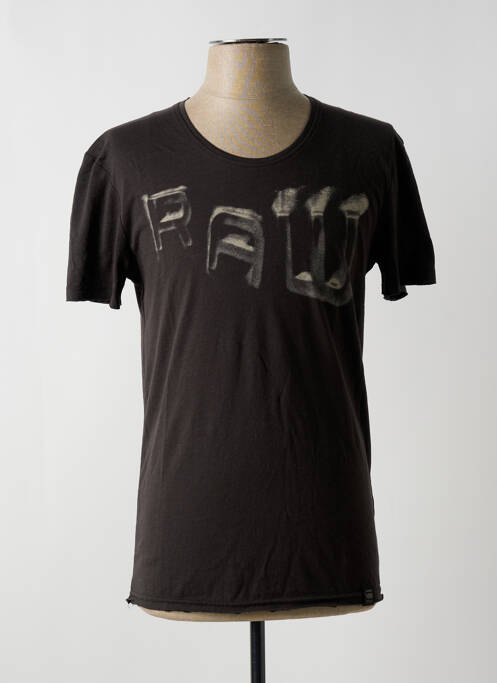 T-shirt gris RAW-7 pour homme