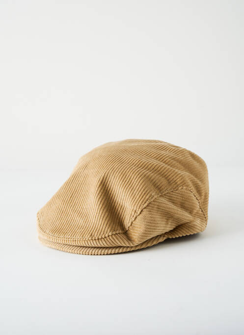 Casquette beige CHAPELLERIE BRUN pour homme