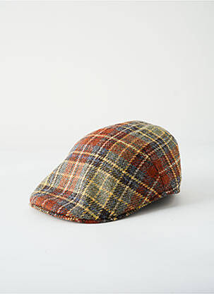 Casquette imprimé carreaux marron ONCE homme