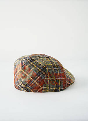 Casquette imprimé carreaux marron ONCE homme