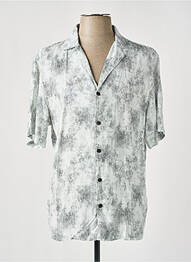 Chemise manches courtes imprimé fantaisie vert STRELLSON homme
