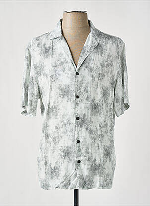 Chemise manches courtes imprimé fantaisie vert STRELLSON homme