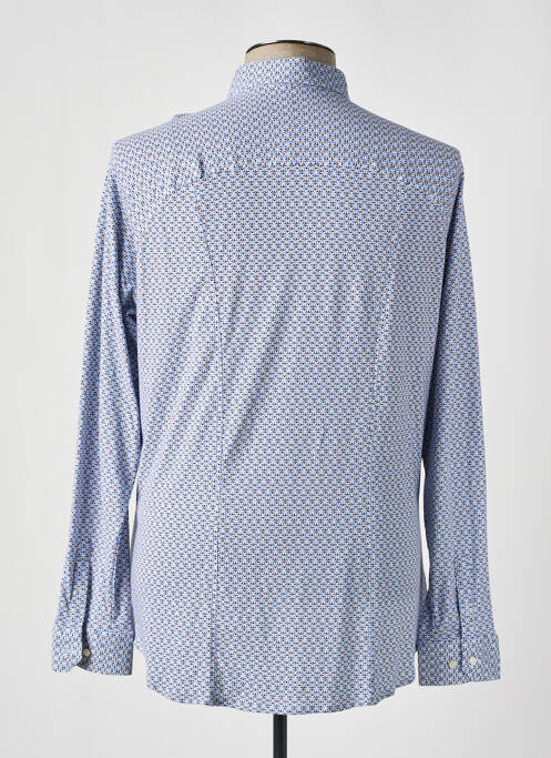 Chemise manches longues bleu DESOTO pour homme