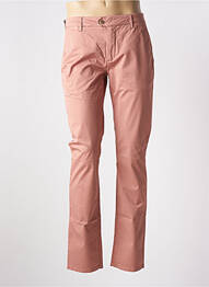 Pantalon chino poches taille normale rose TELERIA ZED homme