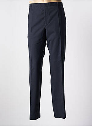 Pantalon slim fermeture zippée sous rabat avec crochet taille normale bleu STRELLSON homme