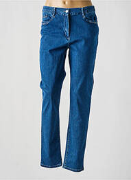 Jeans coupe slim stretch taille normale bleu CHRISTINE LAURE femme