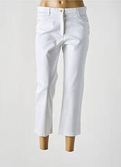 Pantalon 7/8 blanc CHRISTINE LAURE pour femme seconde vue