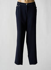 Pantalon droit bleu CHRISTINE LAURE pour femme seconde vue