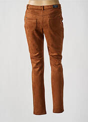 Pantalon slim marron CHRISTINE LAURE pour femme seconde vue