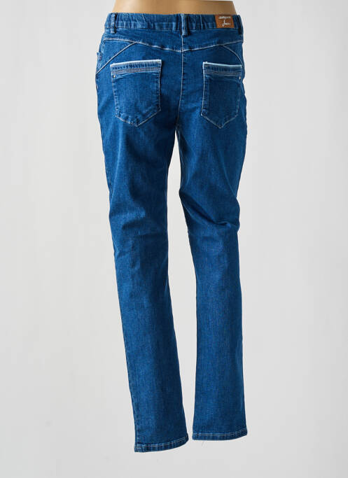 Jeans coupe slim stretch taille normale bleu CHRISTINE LAURE femme