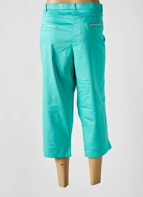 Pantacourt bleu CHRISTINE LAURE pour femme