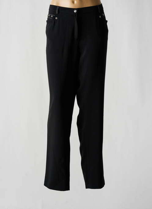 Pantalon droit noir CHRISTINE LAURE pour femme