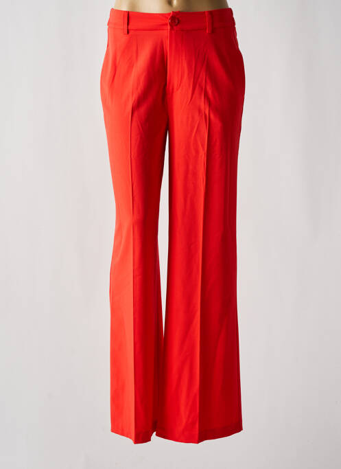 Pantalon flare orange K-DESIGN pour femme