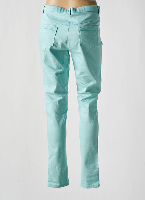 Pantalon slim bleu CHRISTINE LAURE pour femme