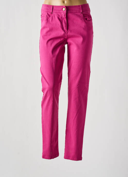 Pantalon slim rose PAUSE CAFE pour femme