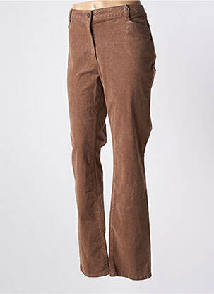 Pantalon slim stretch taille normale marron DIANE LAURY femme