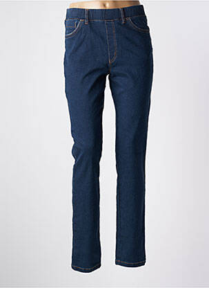 Jeans coupe slim tissage brut taille normale bleu WALTRON femme