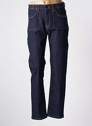 Jeans coupe slim tissage brut taille normale bleu BREIZH ANGEL femme