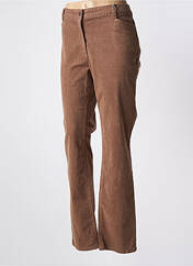 Pantalon slim marron DIANE LAURY pour femme seconde vue