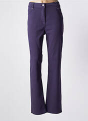 Pantalon slim violet DIANE LAURY pour femme seconde vue