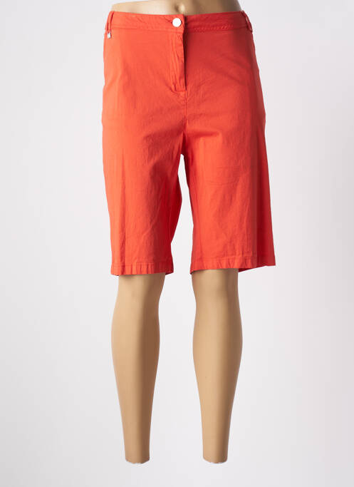 Bermuda orange AGATHE & LOUISE pour femme