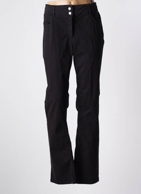 Pantalon droit noir JULIE GUERLANDE pour femme