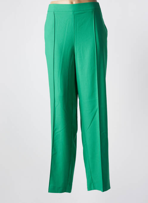 Pantalon droit vert JULIE GUERLANDE pour femme