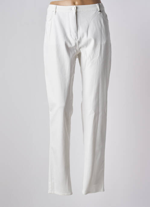 Pantalon slim blanc BETTY BARCLAY pour femme