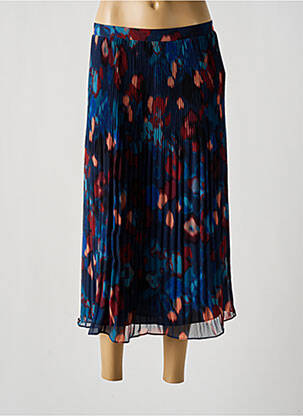 Jupe mi-longue taille normale bleu ESPRIT femme