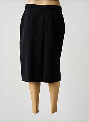 Jupe mi-longue taille normale noir GUY DUBOUIS femme