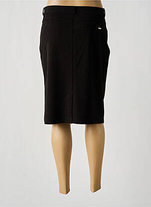 Jupe mi-longue doublure textile noir DIANE LAURY femme