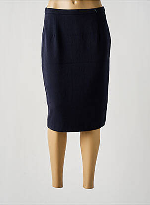 Jupe mi-longue stretch bleu PAUPORTÉ femme