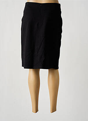 Jupe mi-longue taille normale noir CHRISTINE LAURE femme