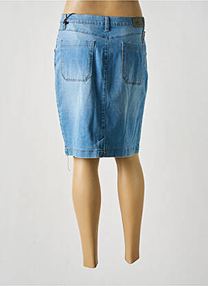 Jupe mi-longue taille normale bleu WALTRON femme